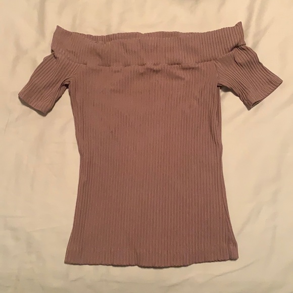 Aritzia Wilfred Over the Shoulder Ribbed Top - Picture 2 of 2